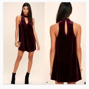 Lulus Velvet Dress